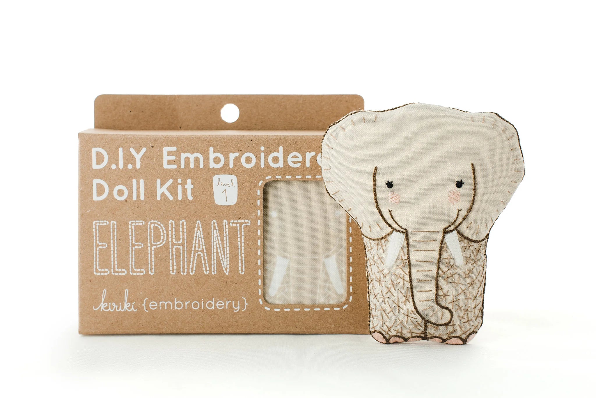 Animal Embroidered Doll Kits