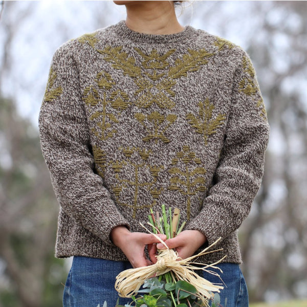トップス [GROWN] KNITTED PULL OVER / FLOWER DRUM AVFKW x Junko Okamoto - Bouquet Sweater Bundle