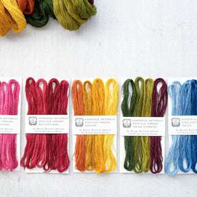 Handspun, Naturally-Dyed Silk Thread by Moisés Martínez Velasco y Gladys Garcia Flores