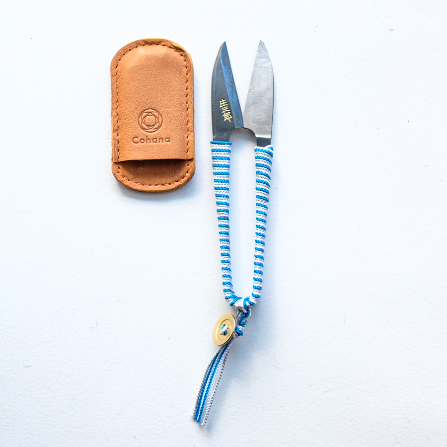 Shozaburo Thread Snips with Iga Silk Braid