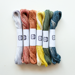 Sashiko Thread Gradient Packs - Set of 5 - GATHER Textiles Inc.