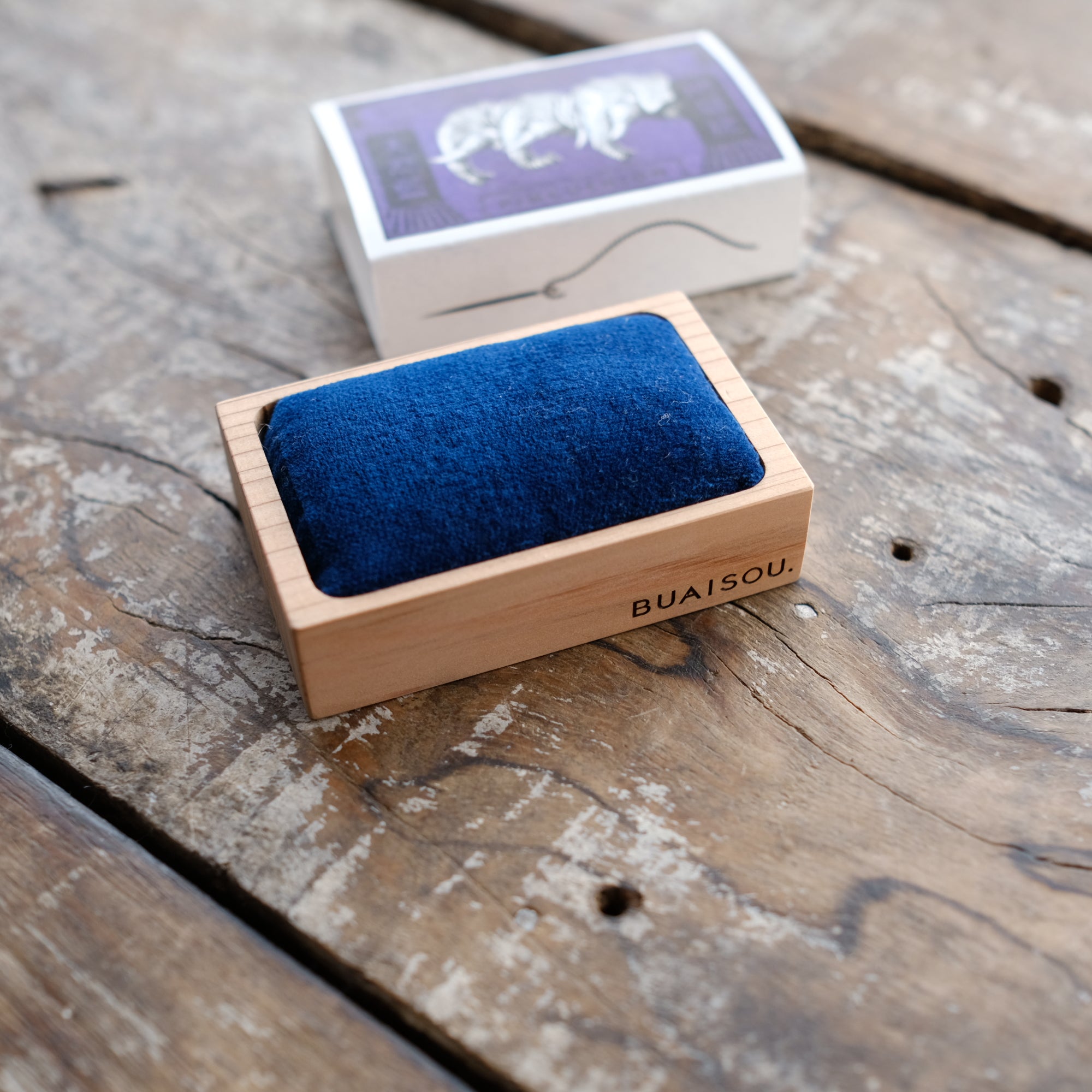 Indigo-dyed Pin Cushion