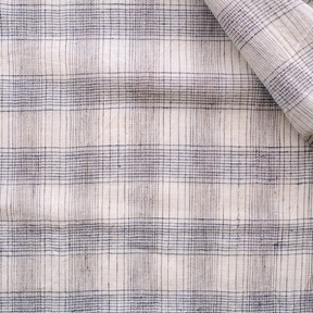 Label: Check - Version 1 - Black Indigo and White