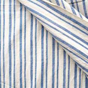 Label: Thick and Thin Bold Stripe - Indigo and White