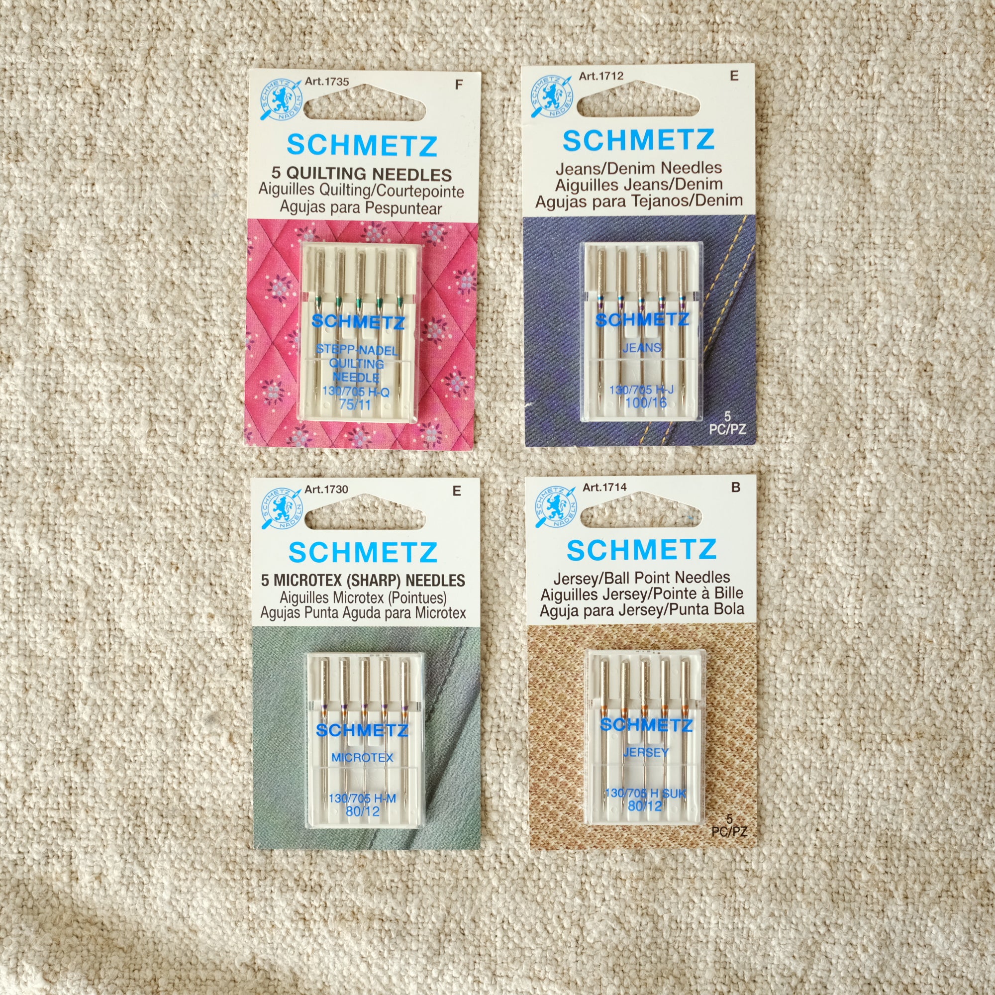Sewing Machine Needles - Schmetz - Assorted