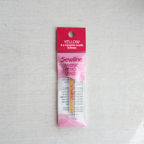 Label: Sewline Fabric Pencil Leads - Yellow