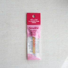Label: Sewline Fabric Pencil Leads - Yellow