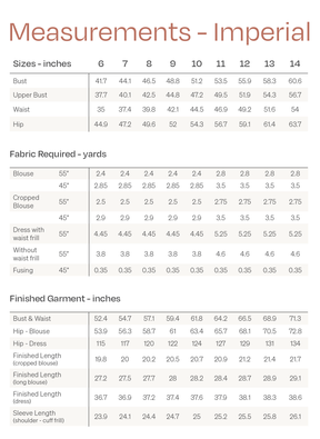 Ashling Blouse / Dress - Size 1-14