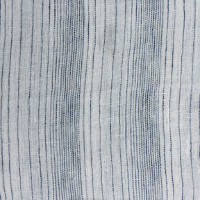 label: Varied Stripe - Indigo and White