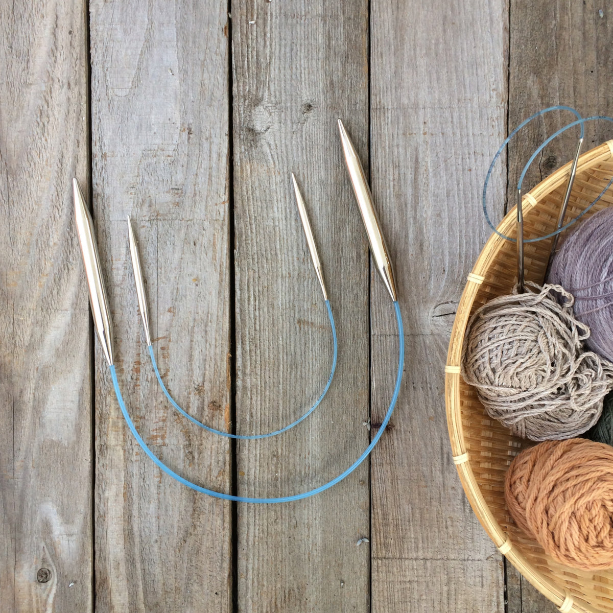 Clover, Bamboo Interchangeable Circular Knitting Needles, Tips, US 10.5  (6.5mm) – Copper Centaur Studios