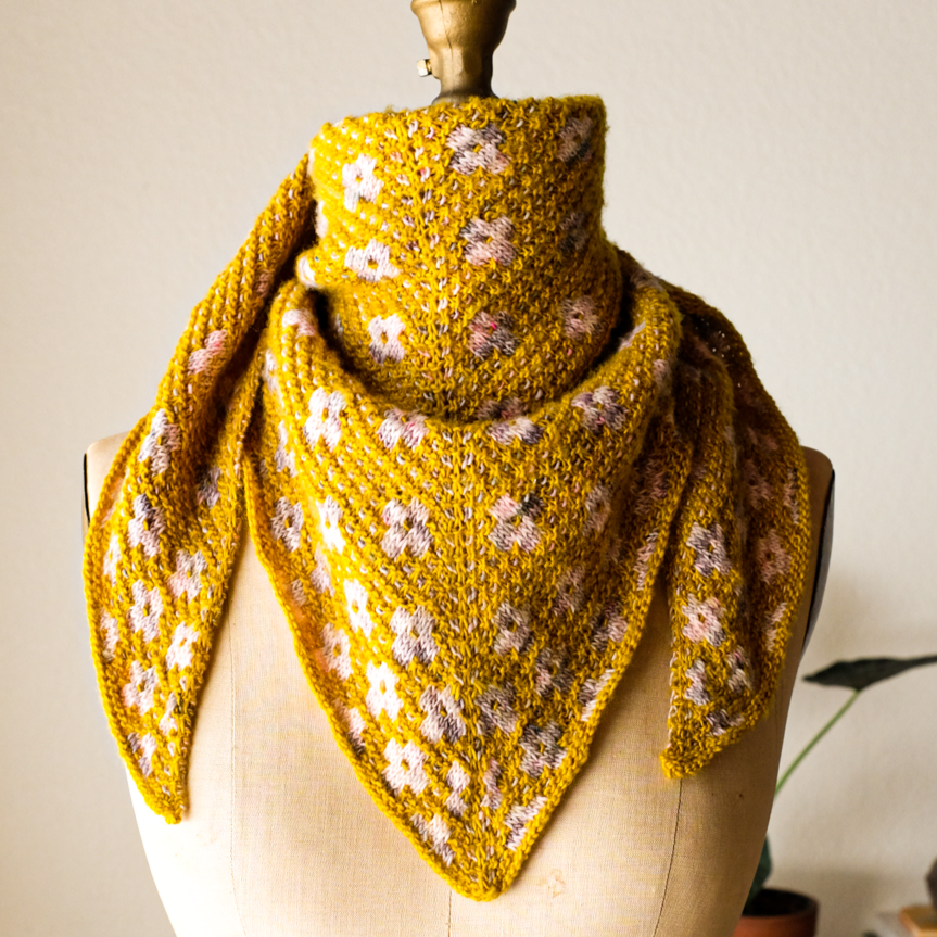 La Bien Aimée x Amy Christoffers - Pressed Flowers Shawl Bundle