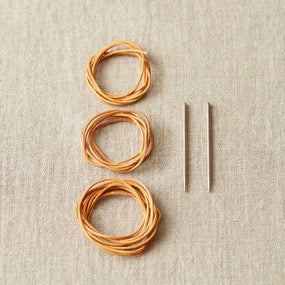 Leather Cord + Needle Stitch Holder Kit