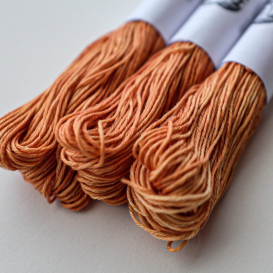 Sashiko Cloth-Yarn Dyed Nep Windchimes Brown - 645318964554