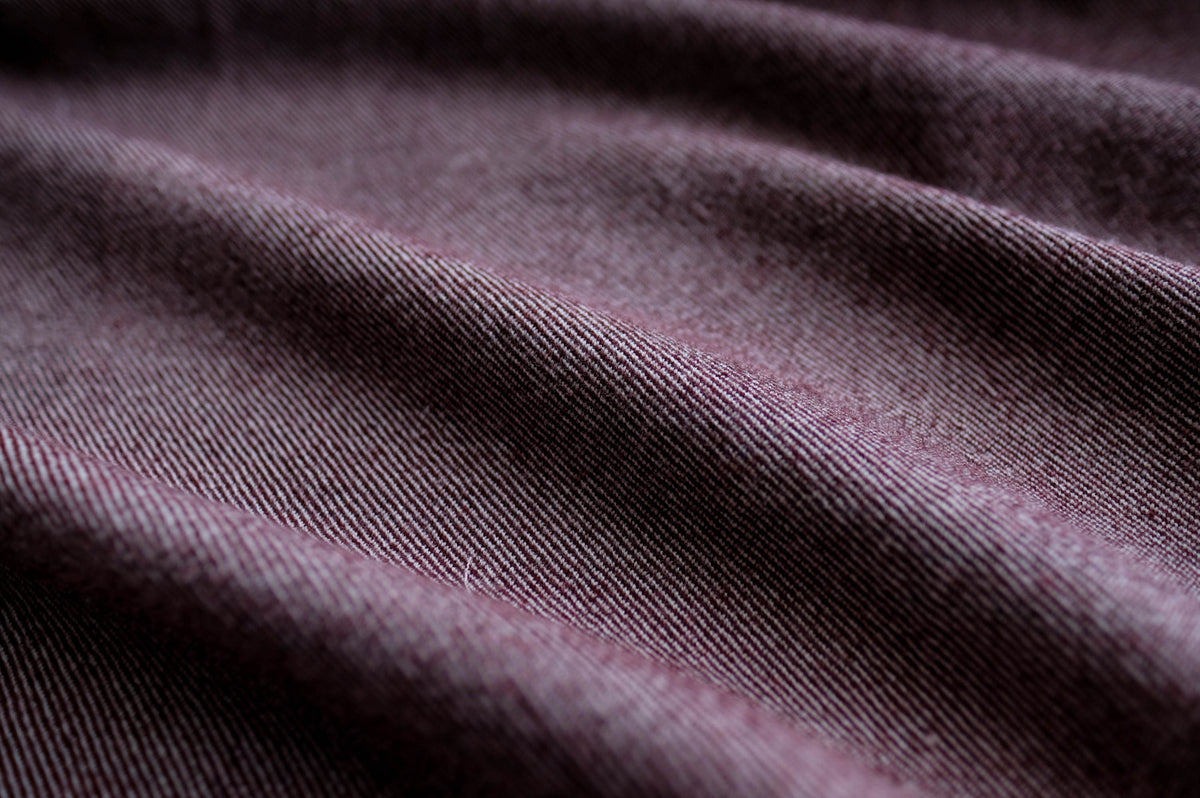 Naturally-Dyed, Twill, Climate Beneficial Wool Fabric