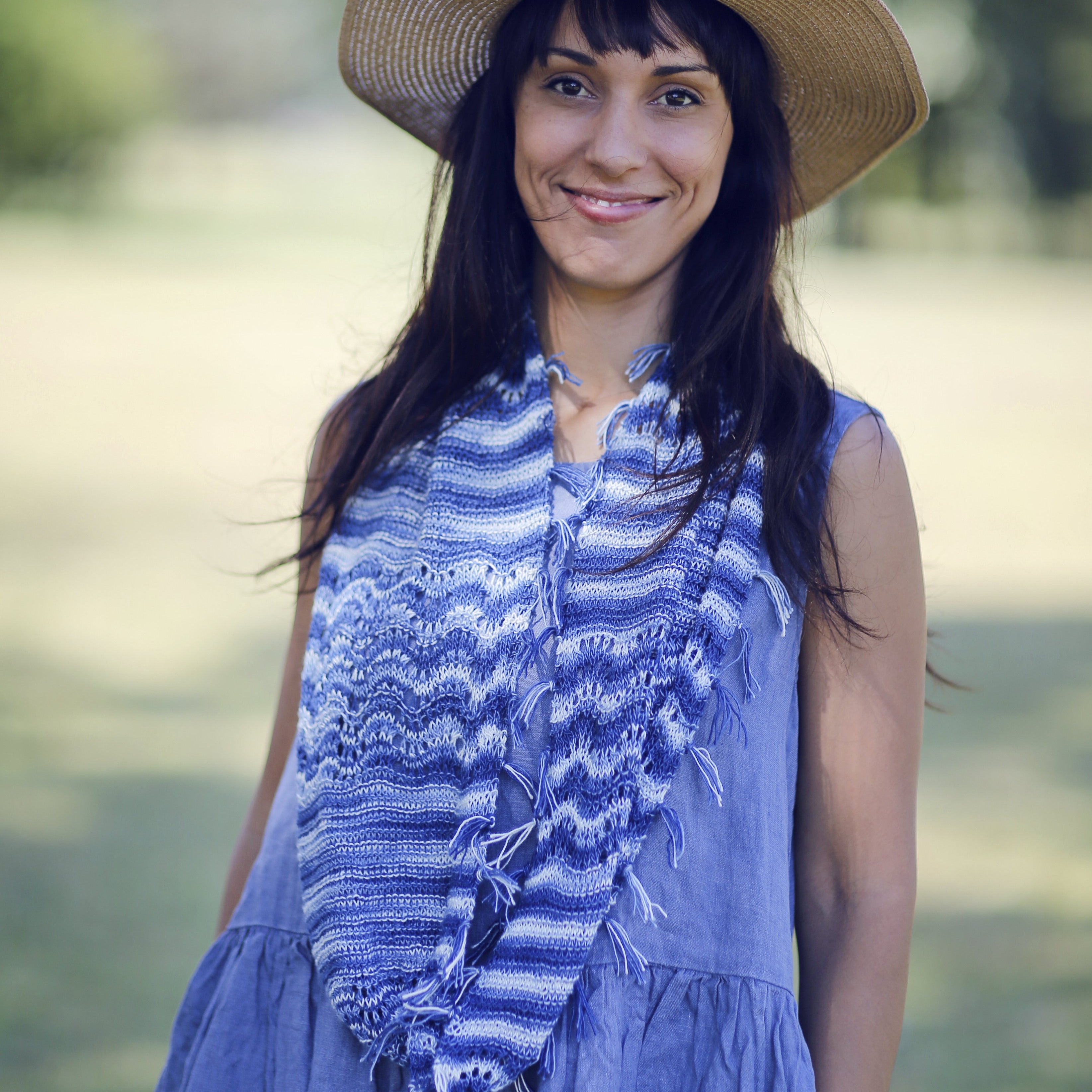 AVFKW x Joji Locatelli - Fringed Denim Cowl Special Colorway