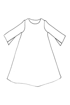The Trapeze Dress Pattern - UK Size 8-18
